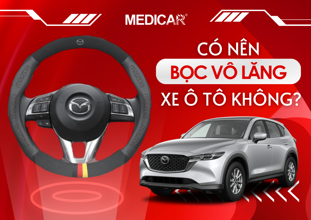 BỌC VÔ LĂNG OTOFUN MANG LẠI VẺ ĐẸP SANG TRỌNG VÀ CẢM GIÁC LÁI THOẢI MÁI