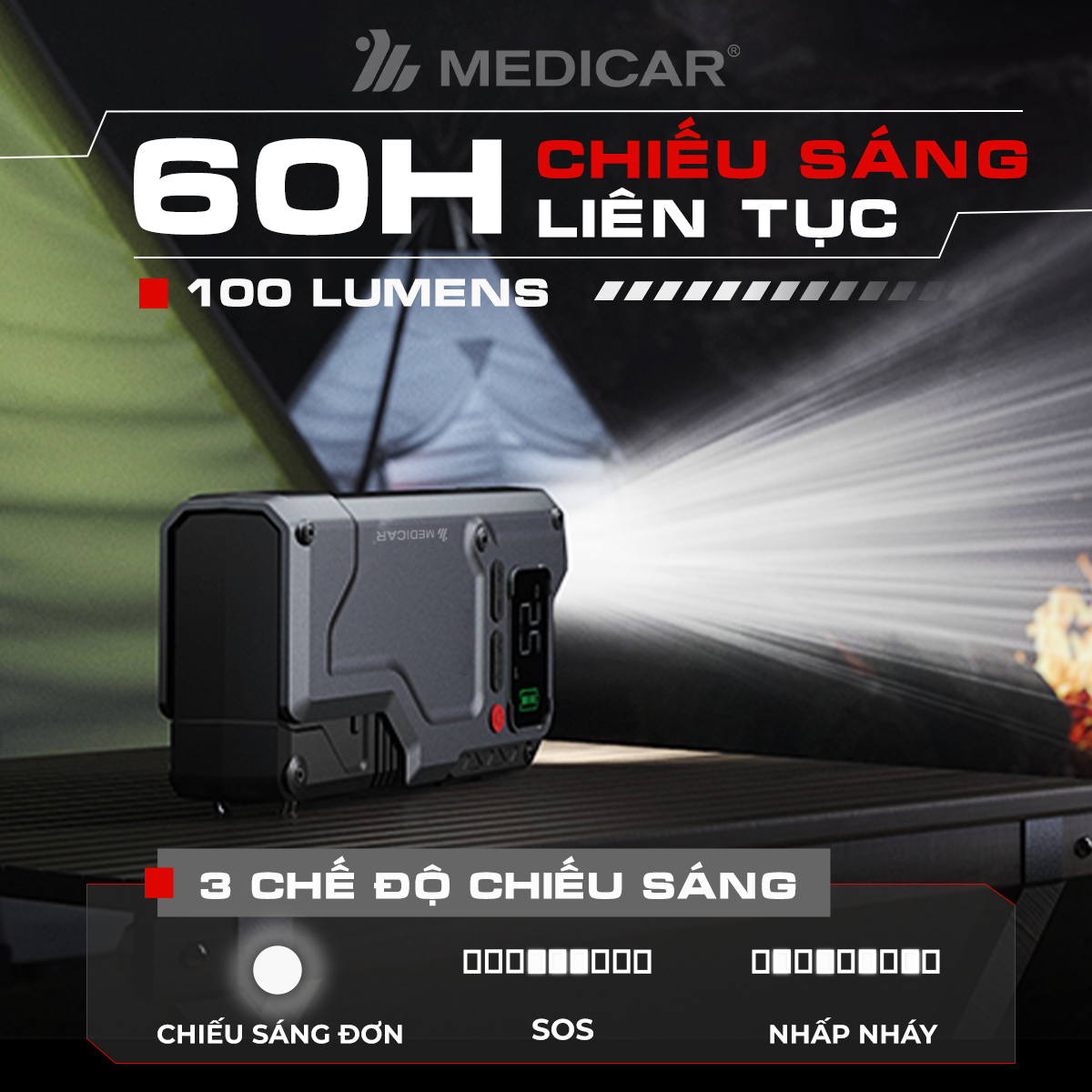 [NEW] Bơm lốp kích bình PRO V3 14.000mAh