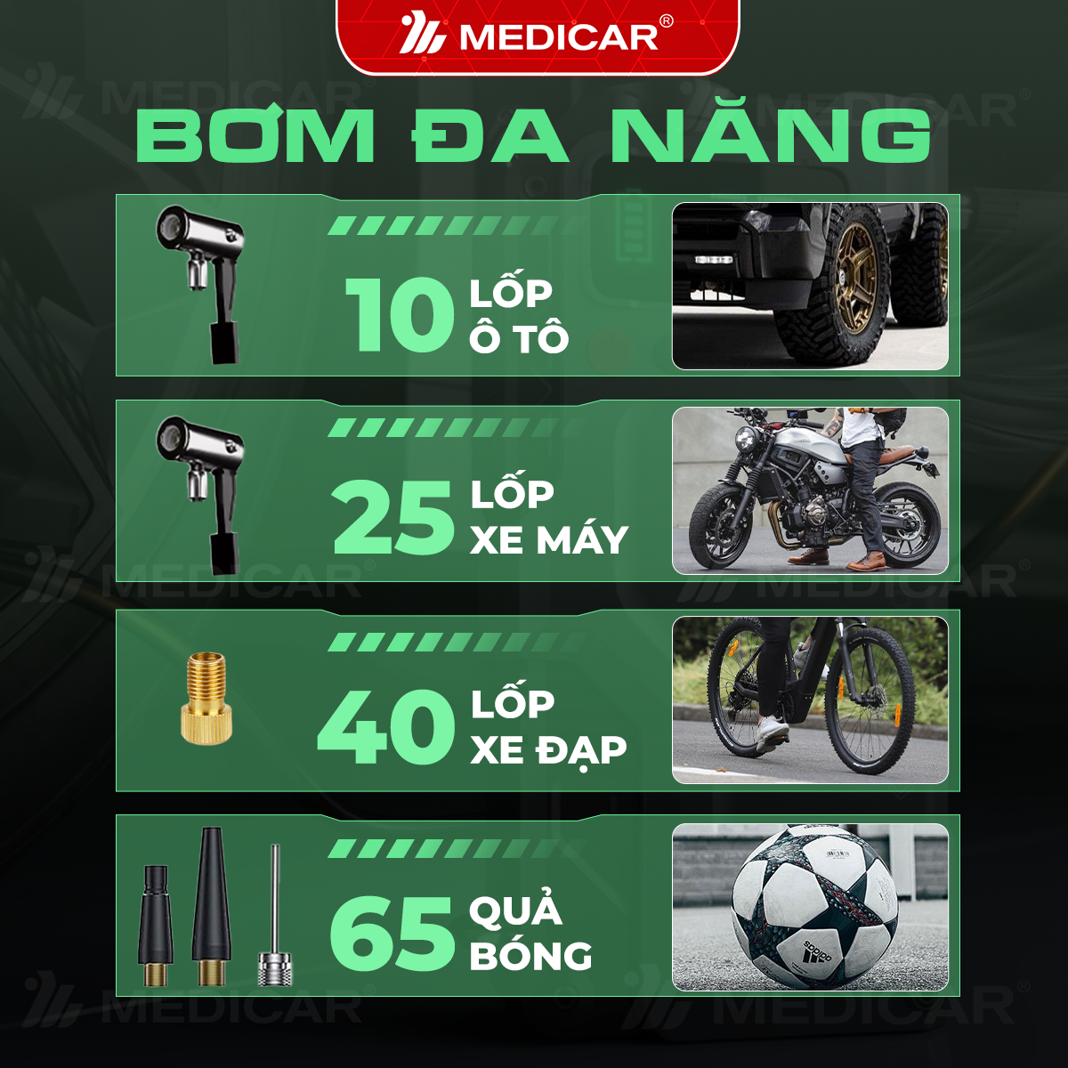 [NEW] Bơm lốp kích bình PRO V3 20.000mAh