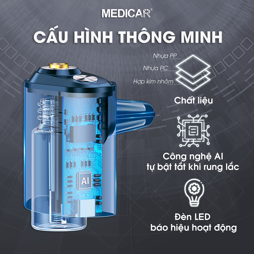 Máy xông tinh dầu ô tô chuyên dụng Medicar