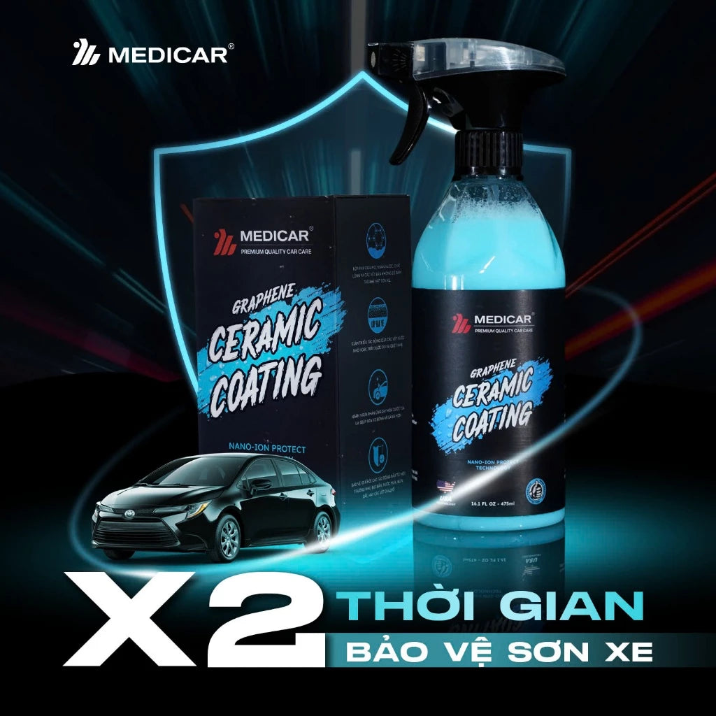 Dung dịch phủ bóng Ceramic Medicar