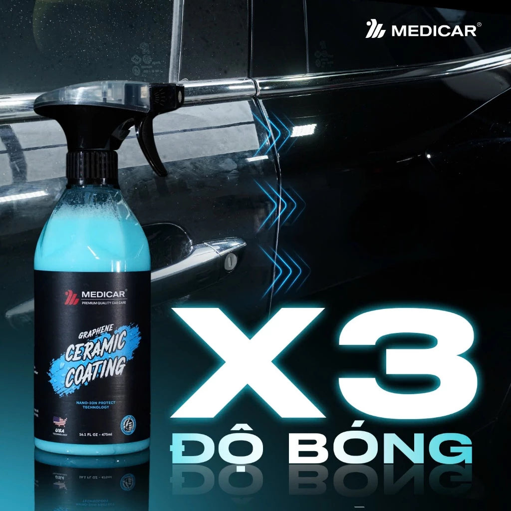 Dung dịch phủ bóng Ceramic Medicar