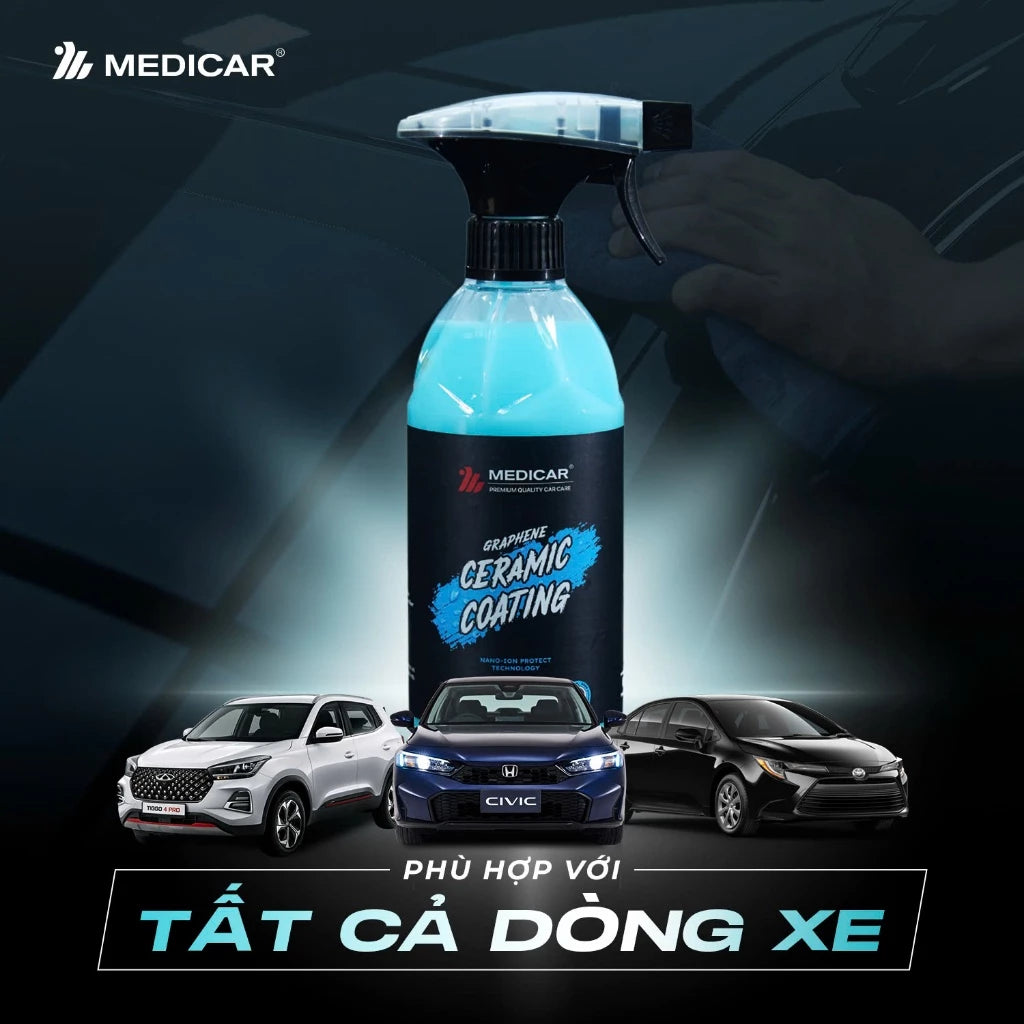 Dung dịch phủ bóng Ceramic Medicar
