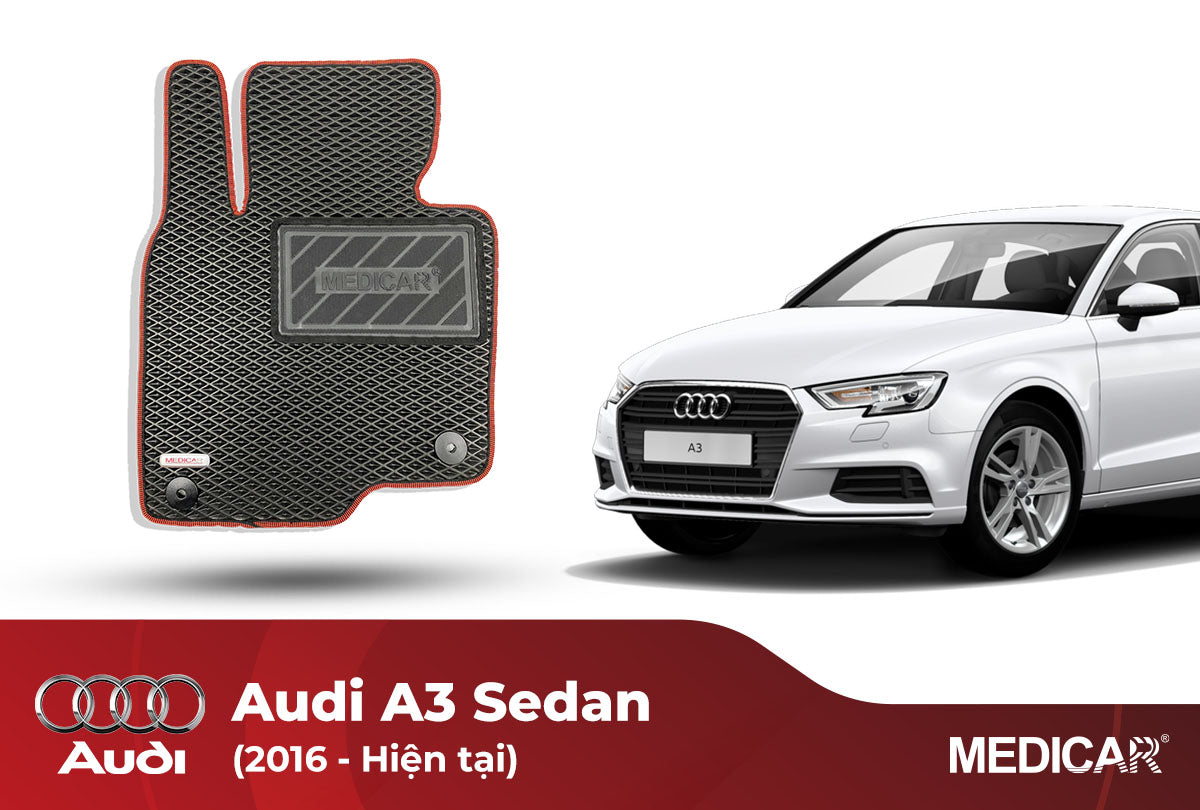 Thảm Lót Sàn Ô tô AUDI A3 Sedan  (2016-Hiện tại)