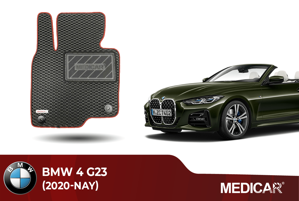 Thảm Lót Sàn Ô Tô BMW 4 G23 (2020-Hiện tại) (2 cửa mui trần)