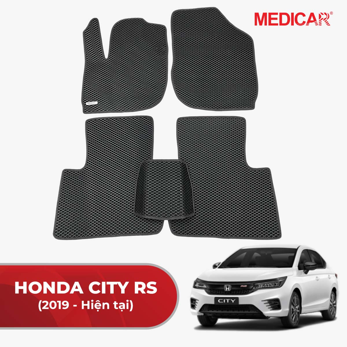 Thảm Lót Sàn Ô Tô Honda City RS (2019 - Hiện tại)