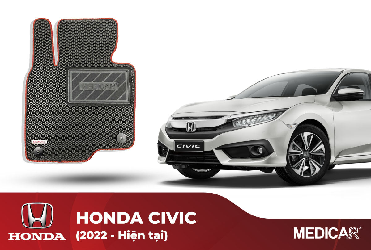 Thảm Lót Sàn Ô Tô Honda Civic (2022 - Hiện tại)