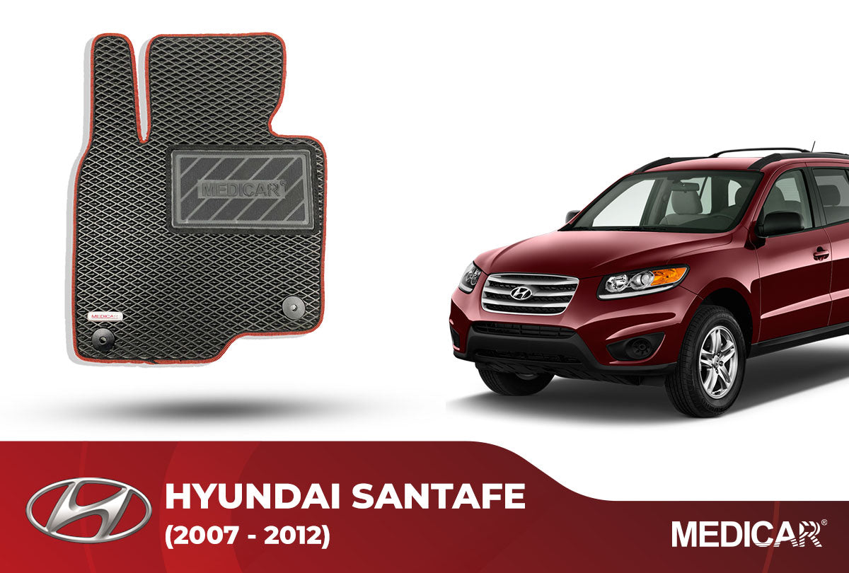 Thảm Lót Sàn Ô Tô Hyundai Santa Fe (2007-2012)