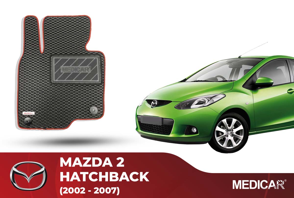 Thảm Lót Sàn Ô Tô Mazda 2 Hatback (2002-2007)