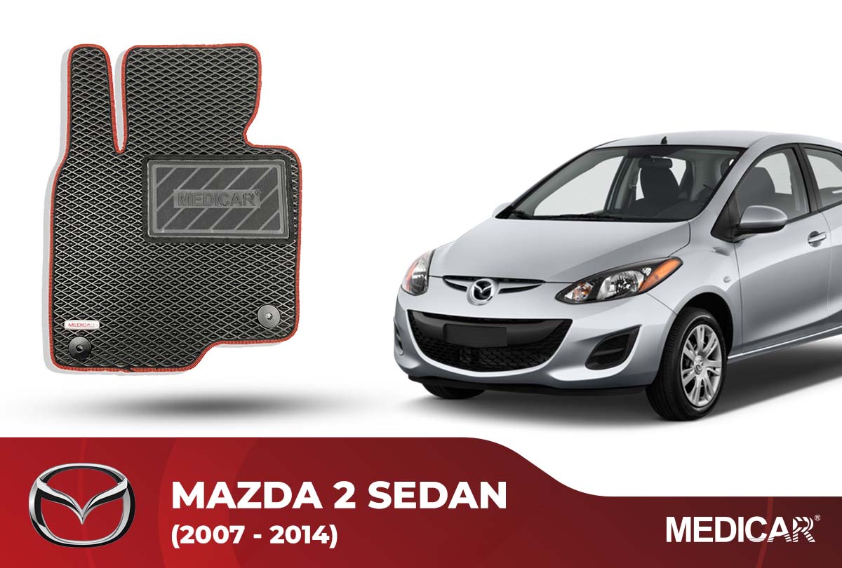 Thảm Lót Sàn Ô Tô Mazda 2 Sedan (2007-2014)