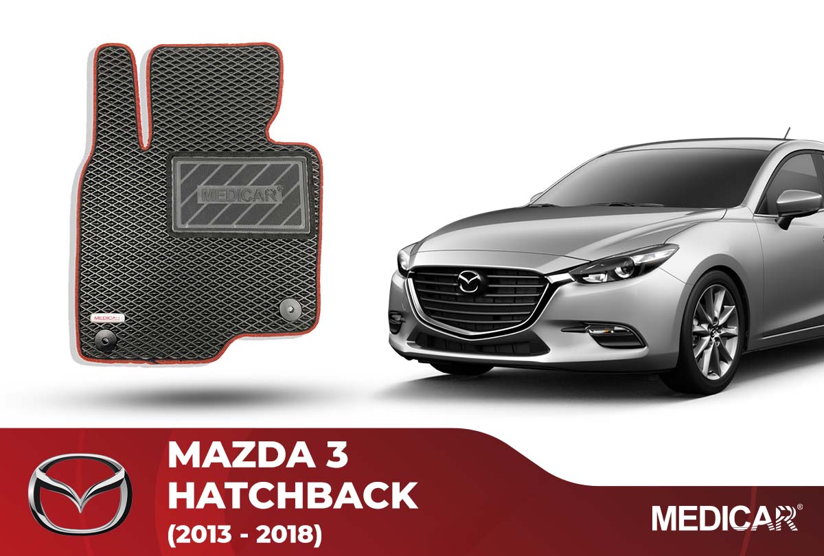 Thảm Lót Sàn Ô Tô Mazda 3 Hatchback (2013-2018)
