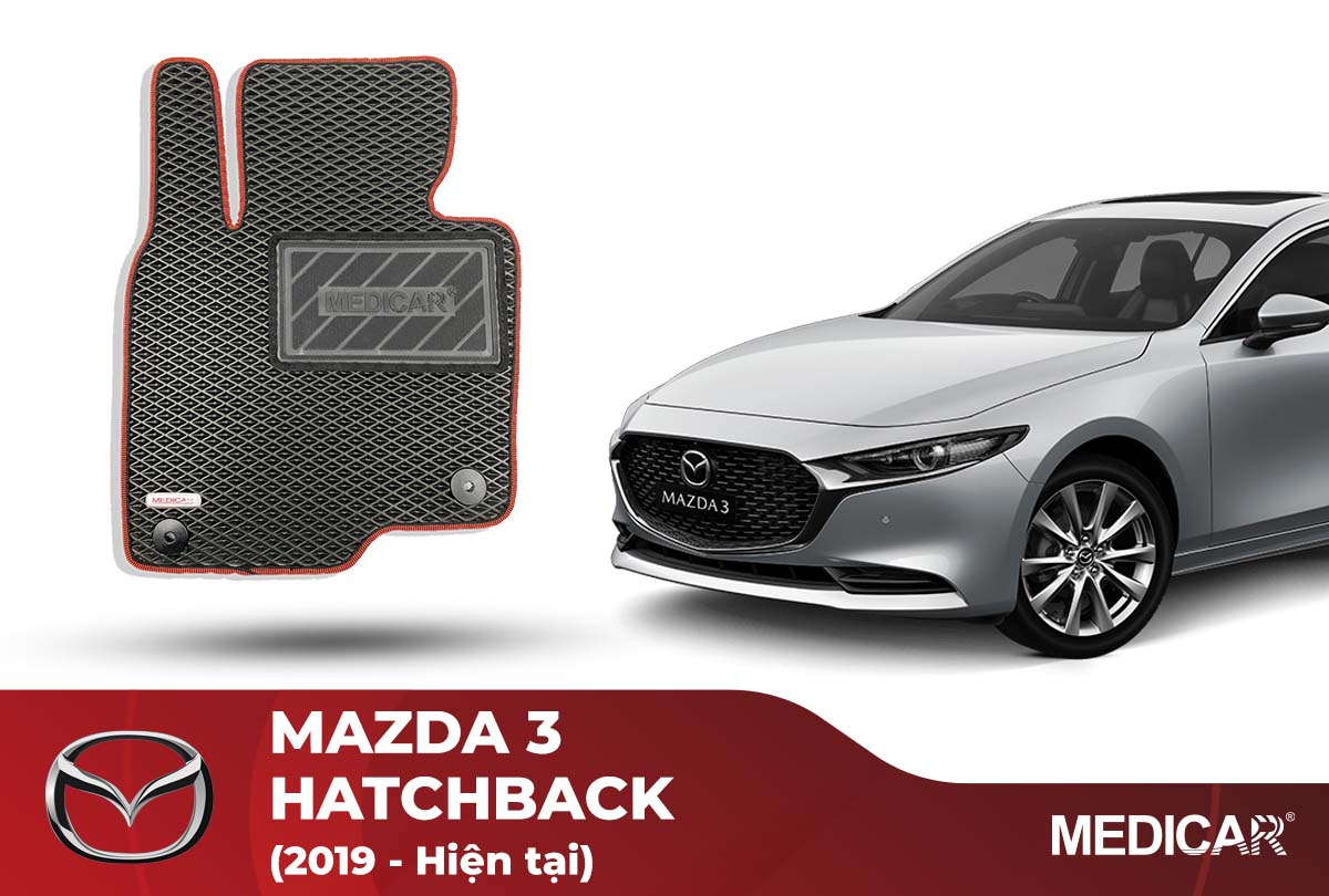 Thảm Lót Sàn Ô Tô Mazda 3 Hatchback (2019-Hiện tại)