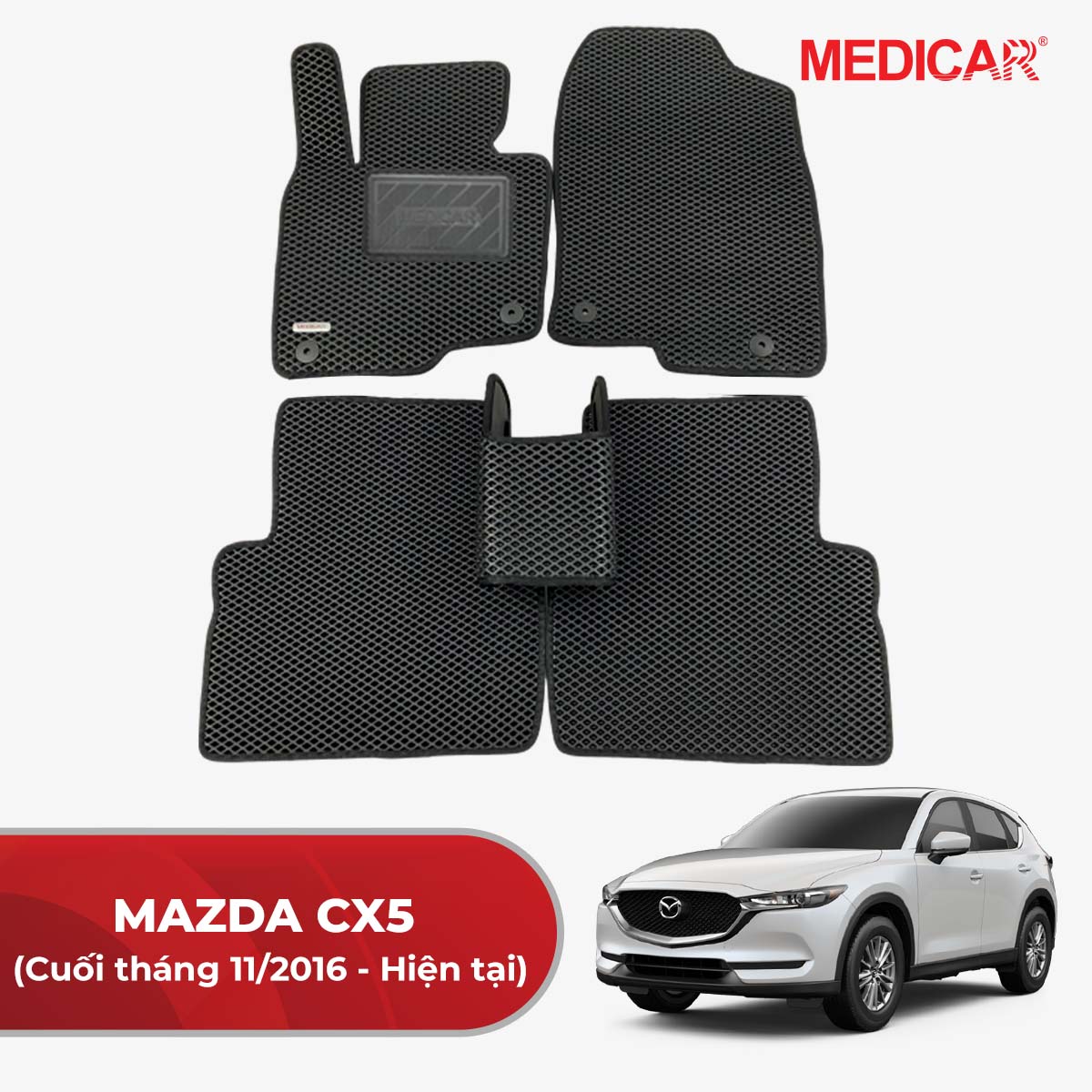 Thảm lót sàn ô tô Mazda CX5 (2017 - Hiện tại)