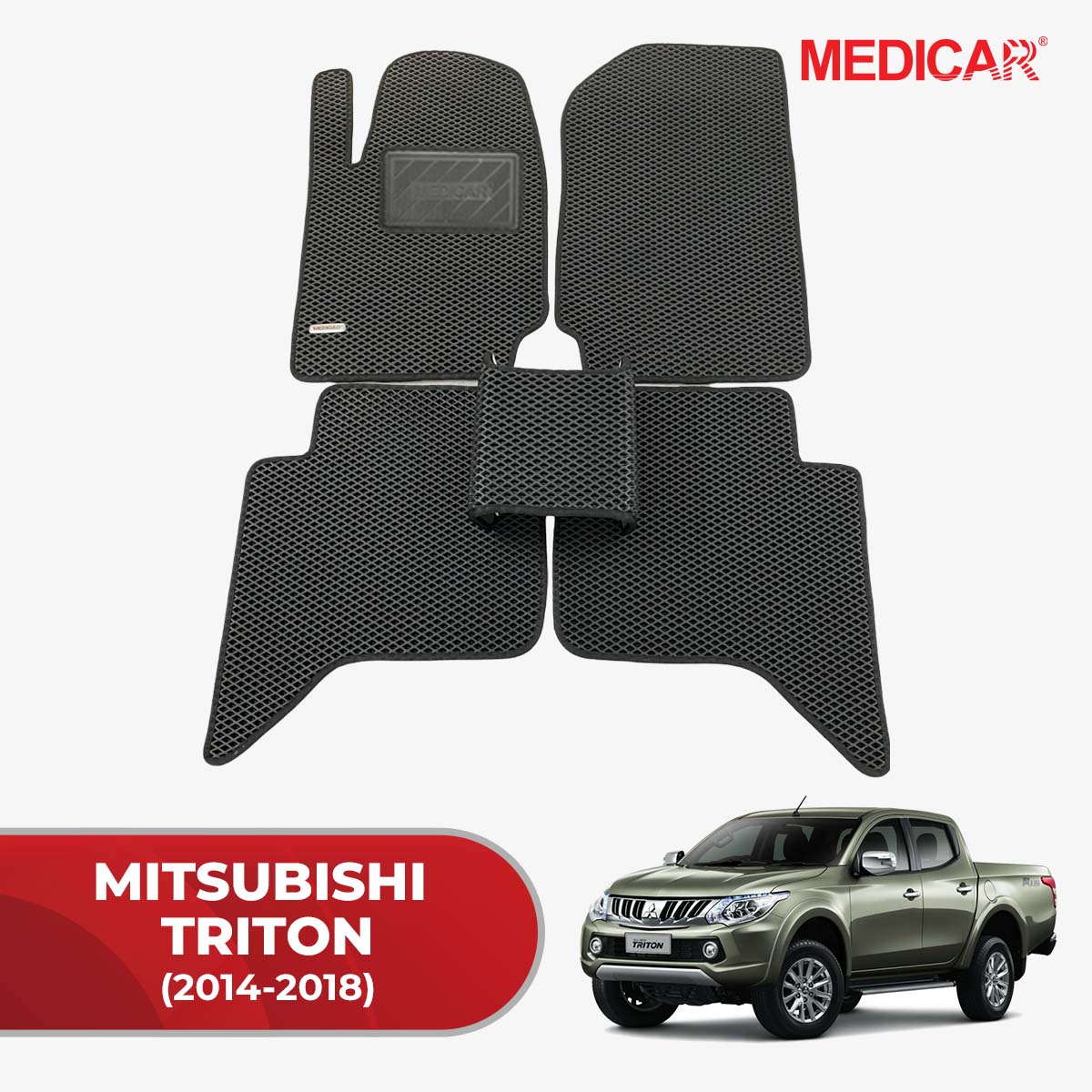 Thảm Lót Sàn Ô Tô Mitsubishi Triton (2014-2018)