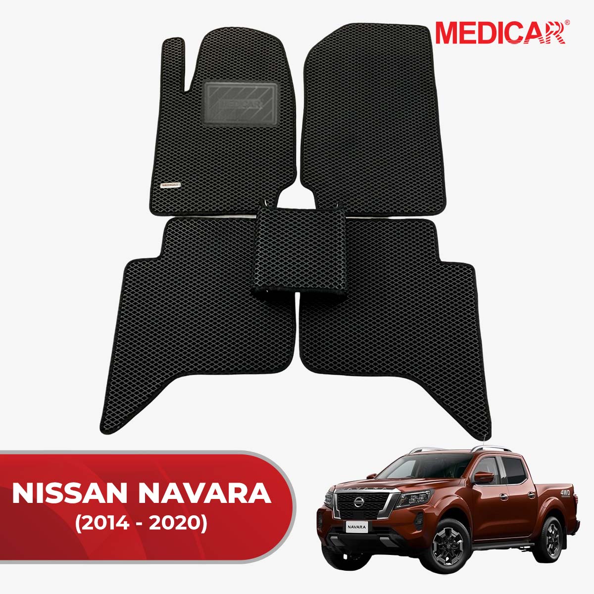 Thảm Lót Sàn Ô Tô Nissan Navara (2014-2020)