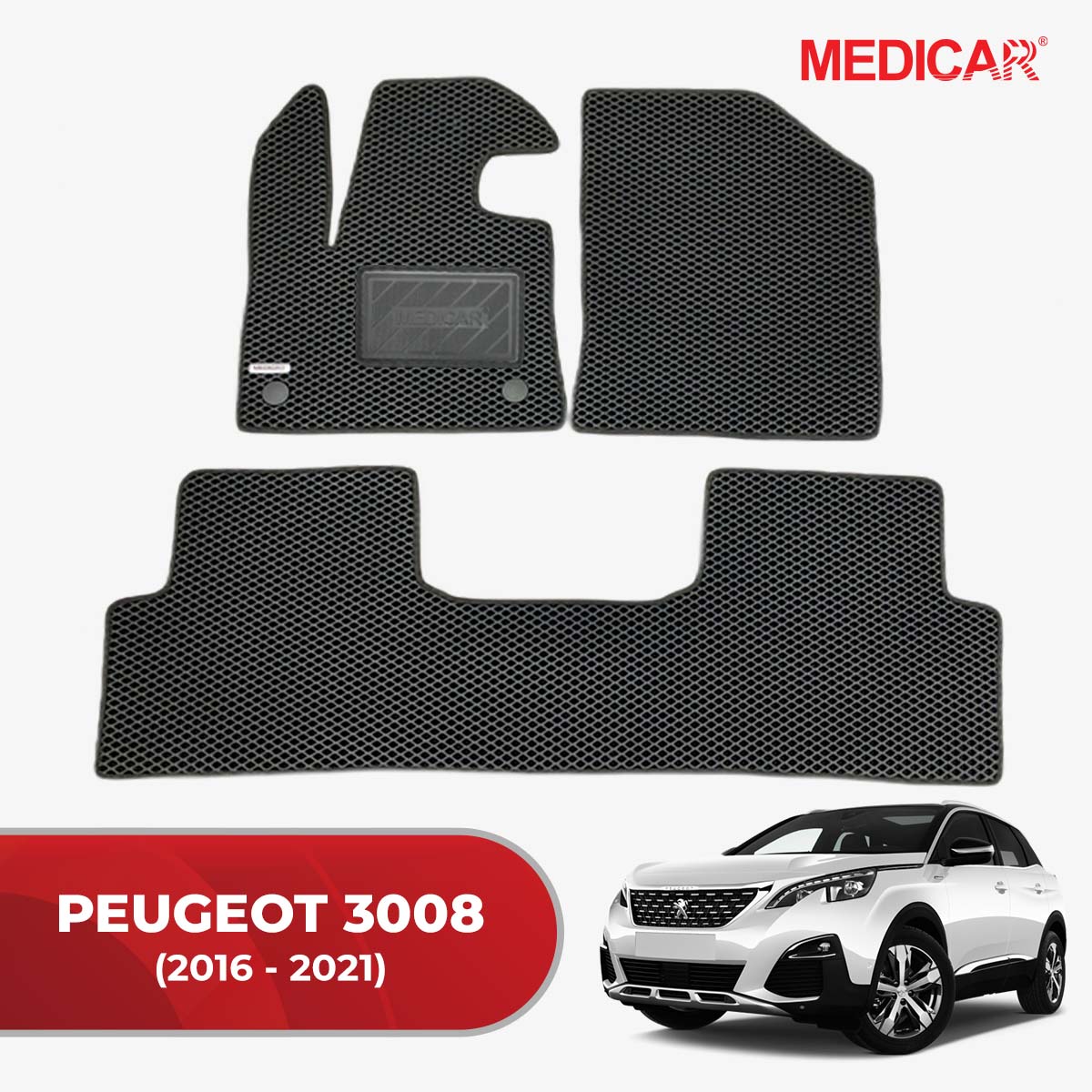 Thảm lót sàn ô tô Peugeot 3008 (2016-2021 )