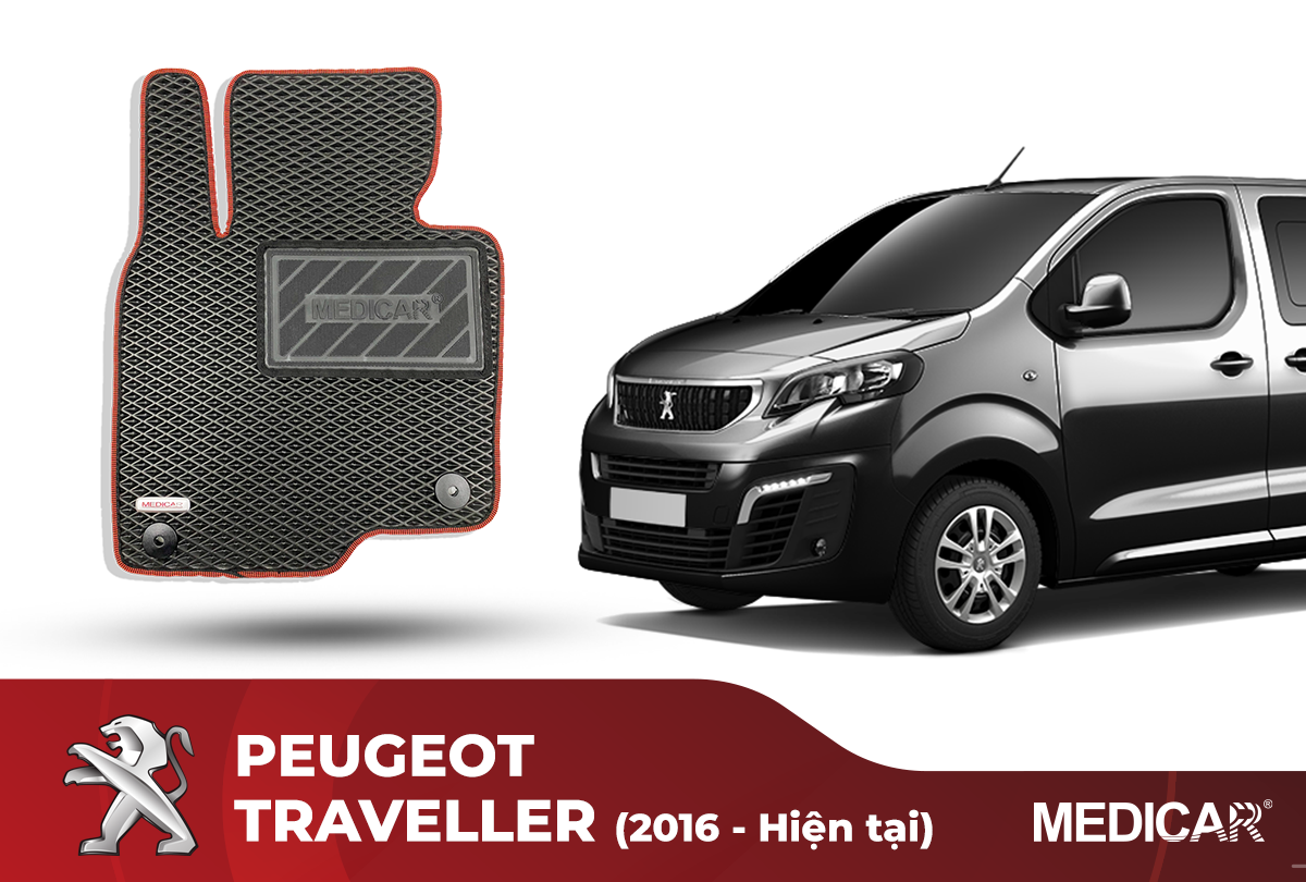 Thảm lót sàn ô tô Peugeot Traveller (2016-Hiện tại)