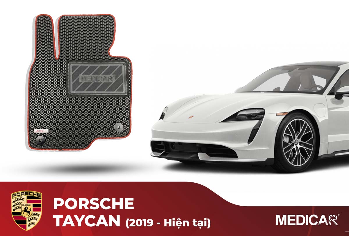 Thảm lót sàn ô tô Porsche Taycan (2019-Hiện tại)