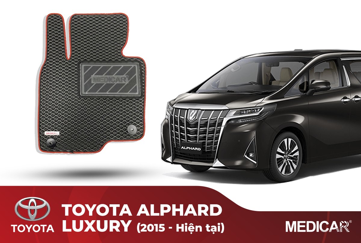 Thảm Lót Sàn Ô Tô Toyota Alphard Luxury (2015-Hiện tại)