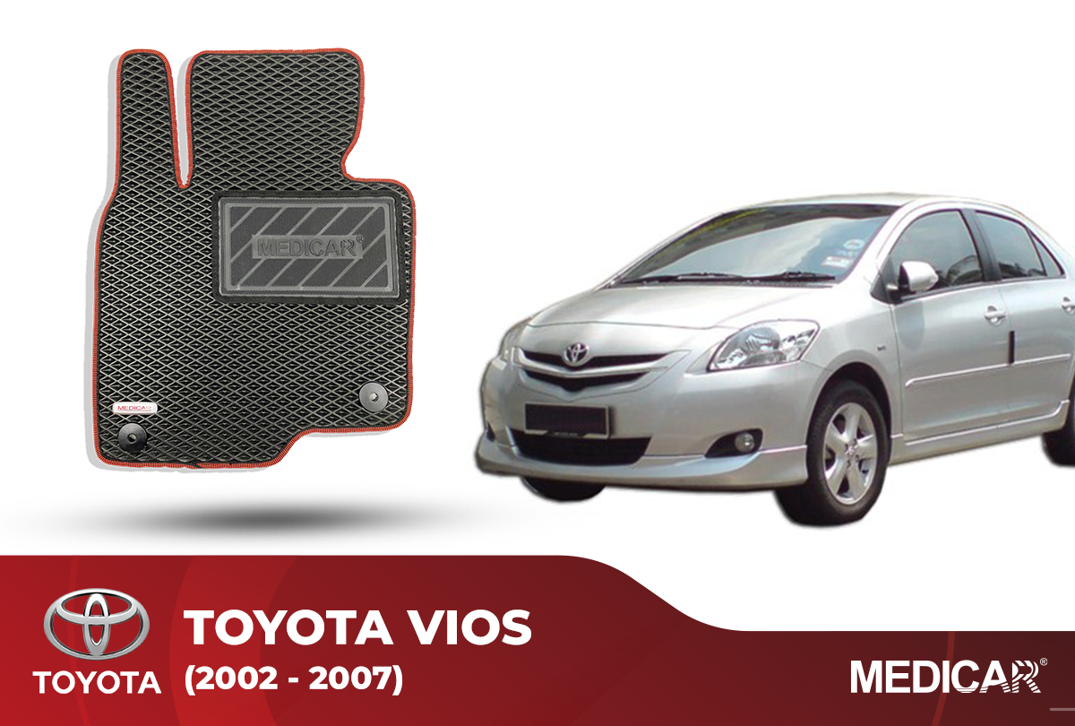 Thảm Lót Sàn Ô tô Toyota Vios (2002-2007)