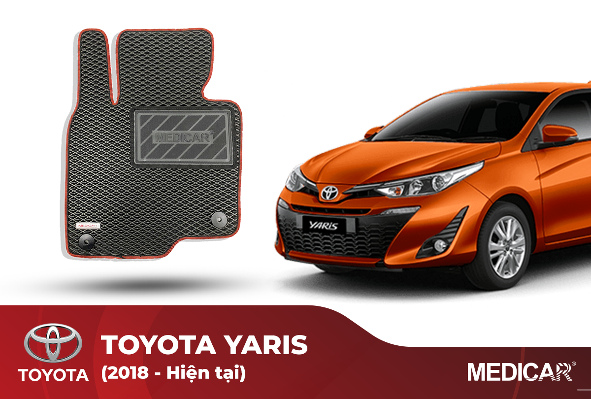 Thảm Lót Sàn Ô tô Toyota Yaris (2018-Hiện tại)
