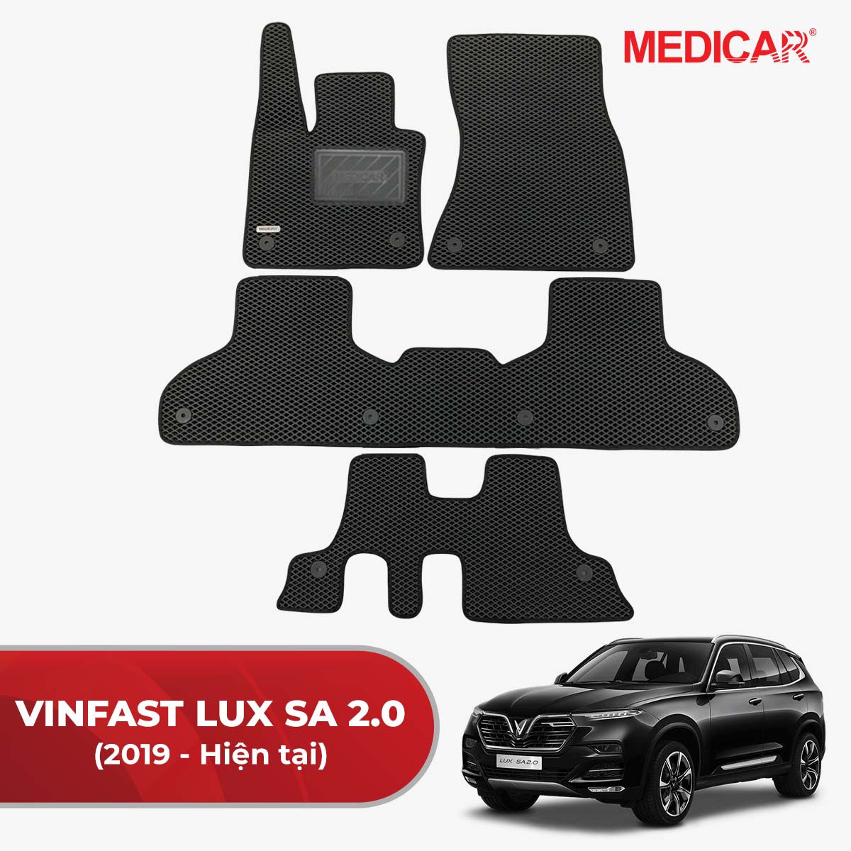 Thảm lót sàn ô tô Vinfast Lux SA2.0 (2019 - Hiện tại)