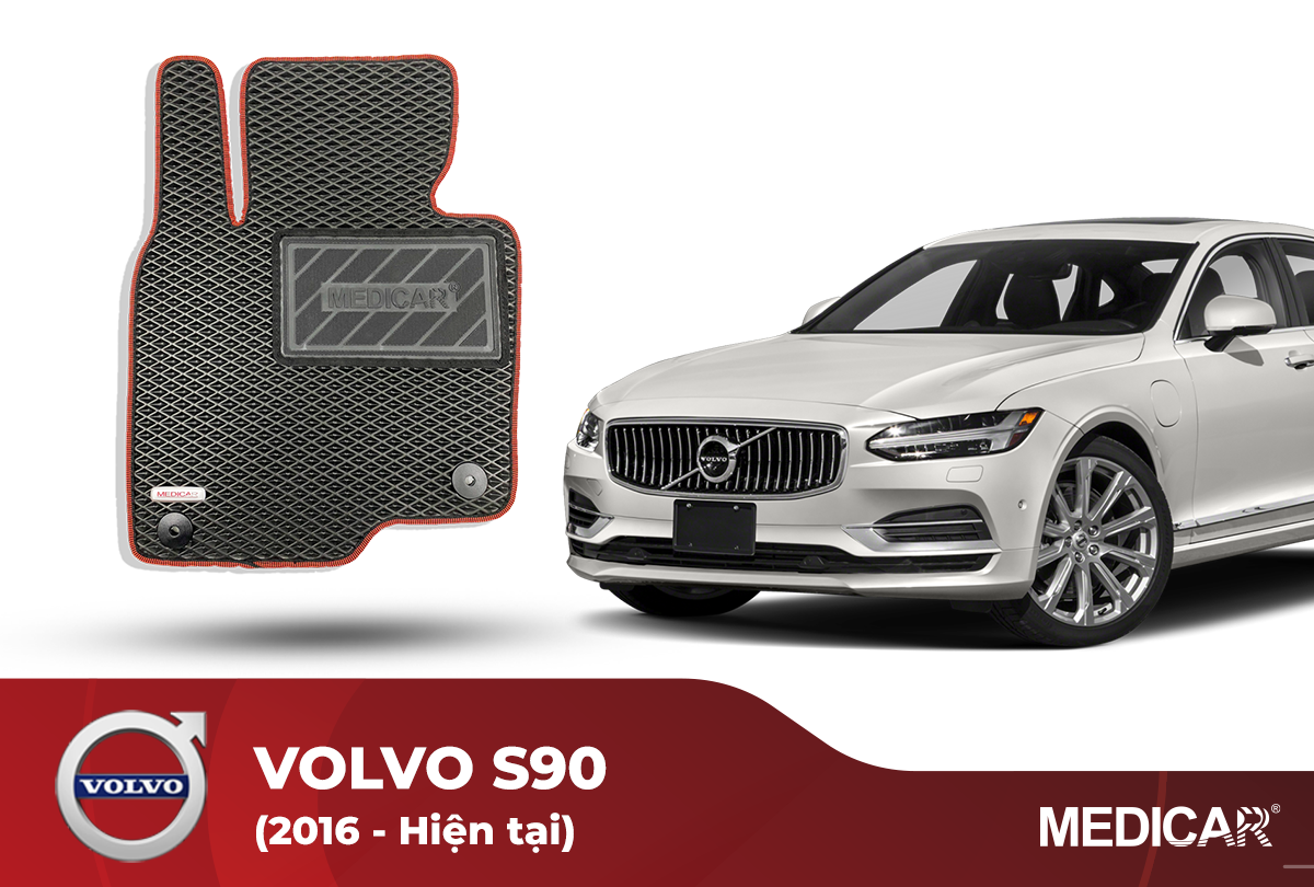 Thảm Lót Sàn Ô Tô Volvo S90 (2016-Hiện tại)