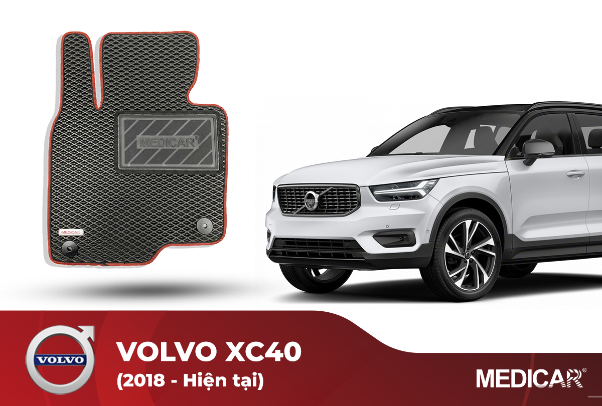 Thảm Lót Sàn Ô Tô Volvo XC40 (2018-Hiện tại)